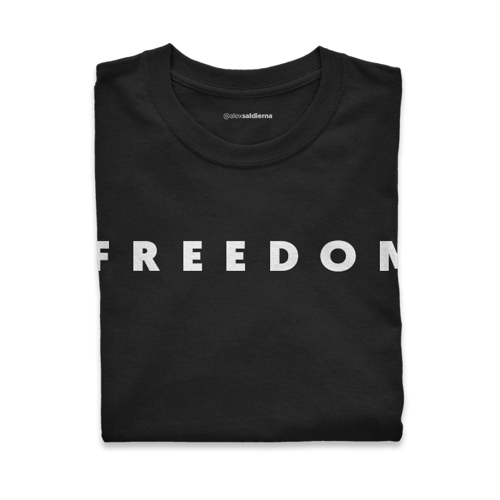 PLAYERA OVERSIZE FREEDOM