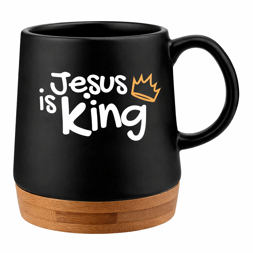 Taza “Jesus is King” – Edición Minimalista Premium